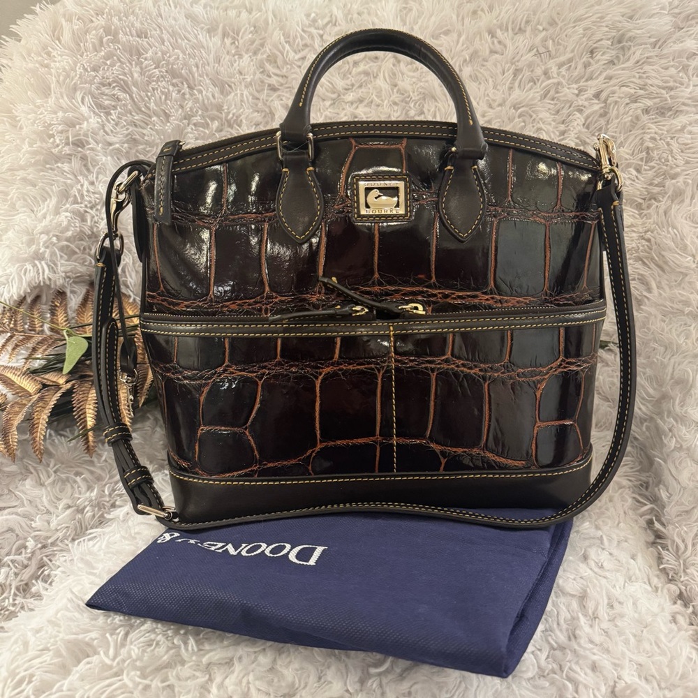Dooney & Bourke Croc Embossed Handbag